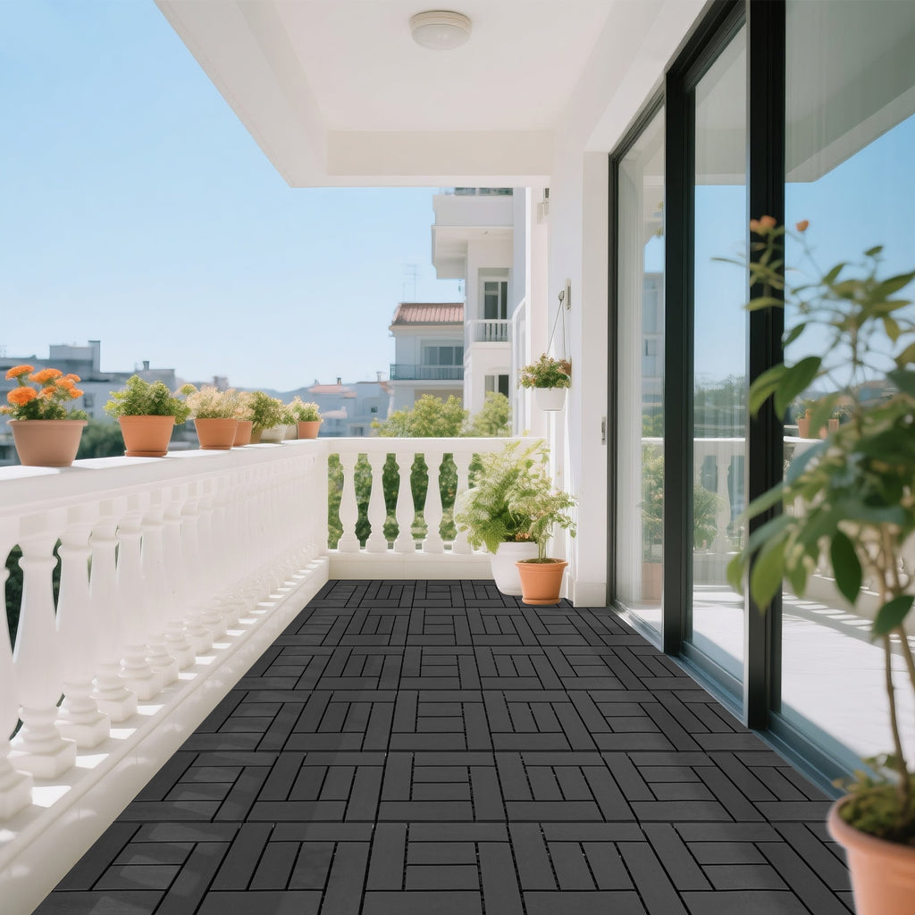 12-Inch ZZ Style Interlocking Deck Tiles