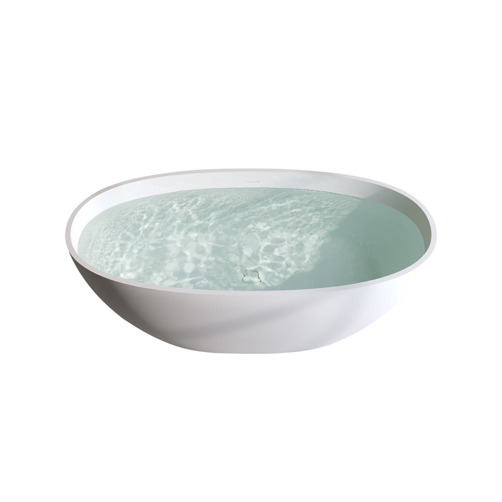 59" Solid Surface Matte Tub