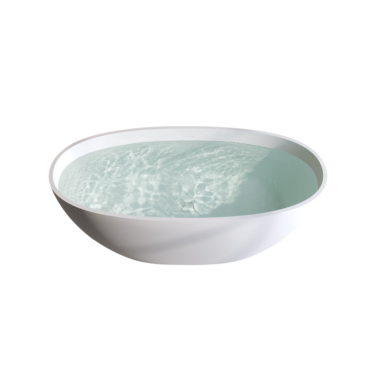 59" Solid Surface Matte Tub