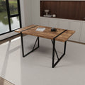 55" Modern Rural Industrial Dining Table