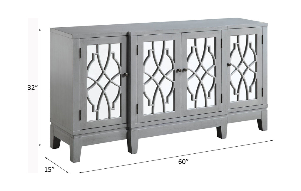 Magdi Antique 4 Door Cabinet