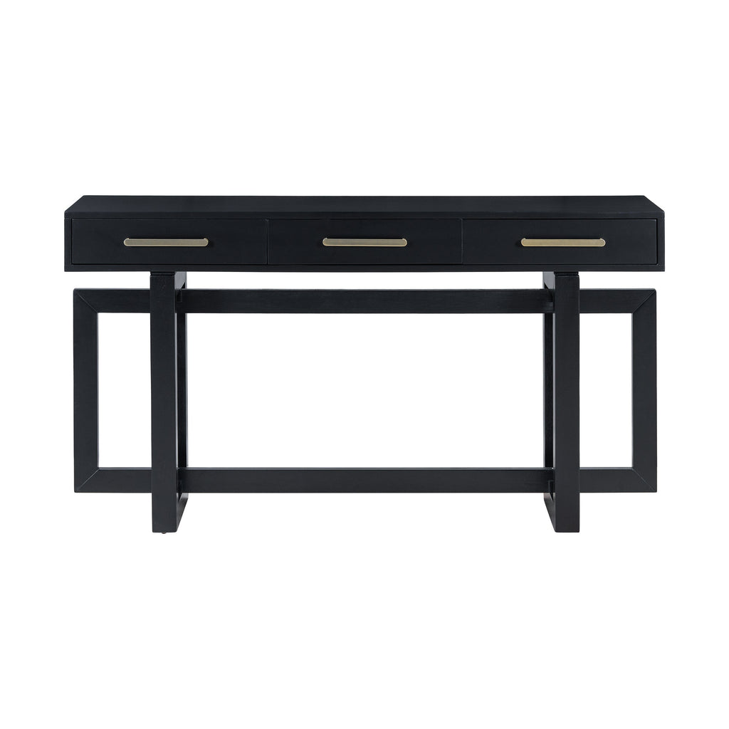 U_STYLE Elegant Console Table with Three Drawers