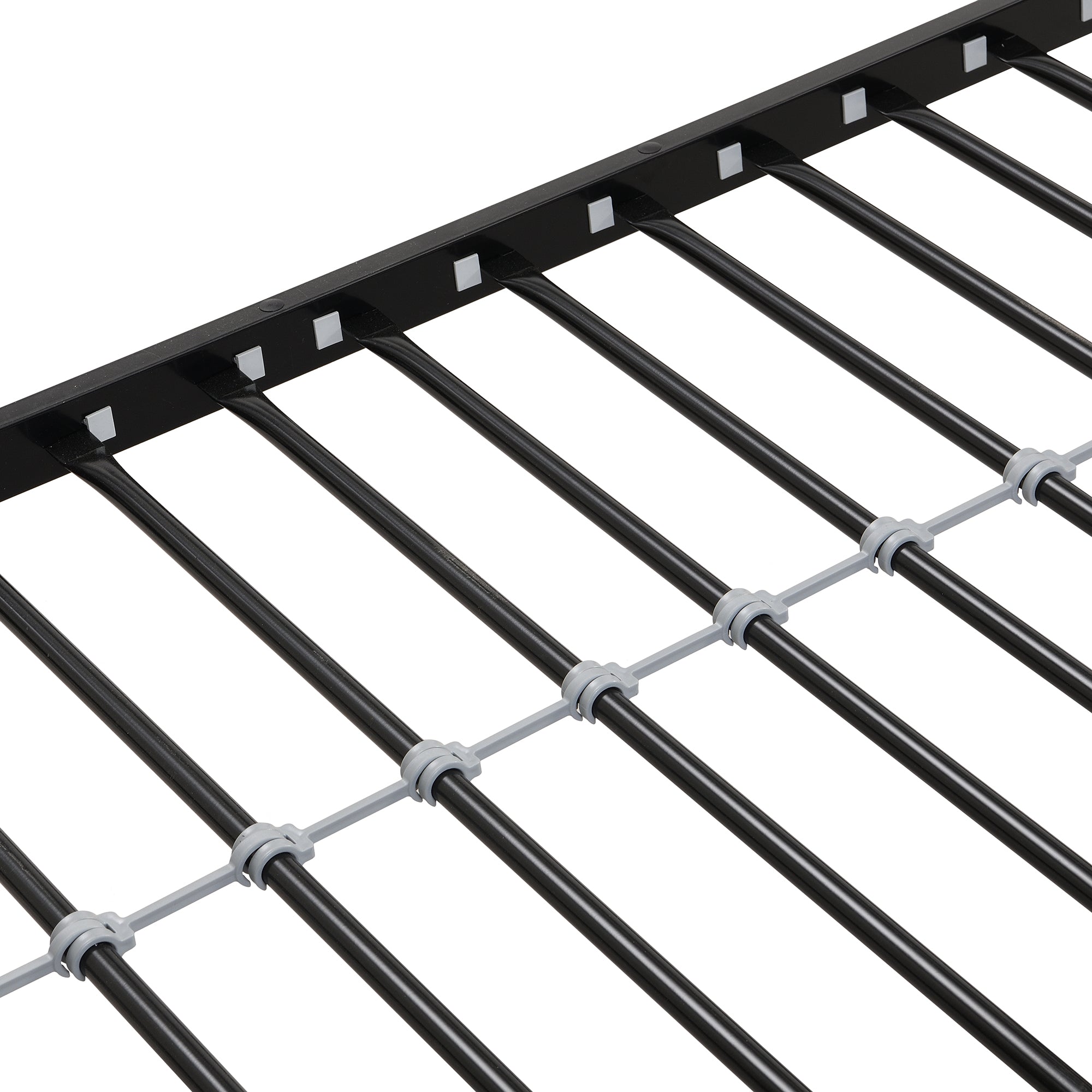 Twin Over Full Metal Bunk Bed with Trundle