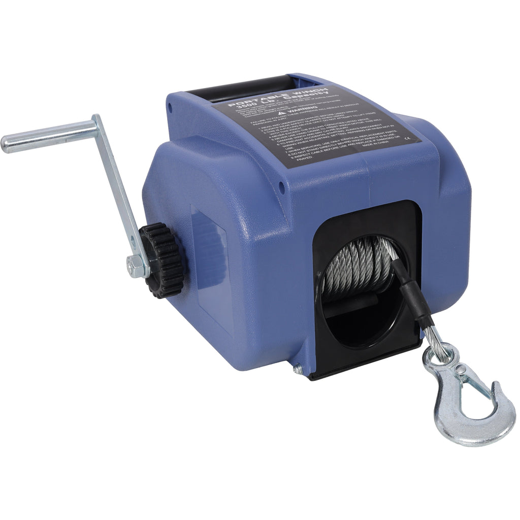 12V 2000lbs Reversible Electric Trailer Winch