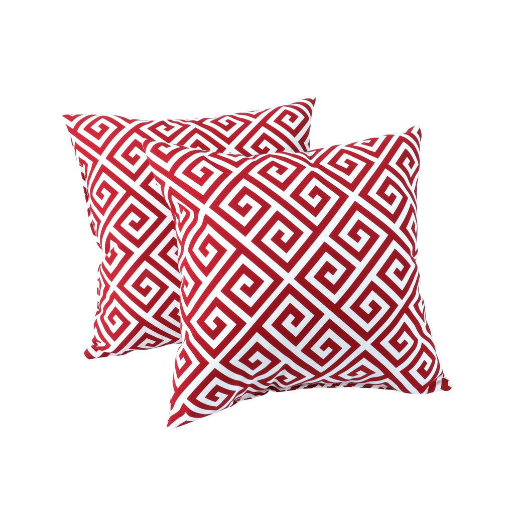 2 Pack Outdoor Throw Pillows, Waterproof & Fade-Resistant