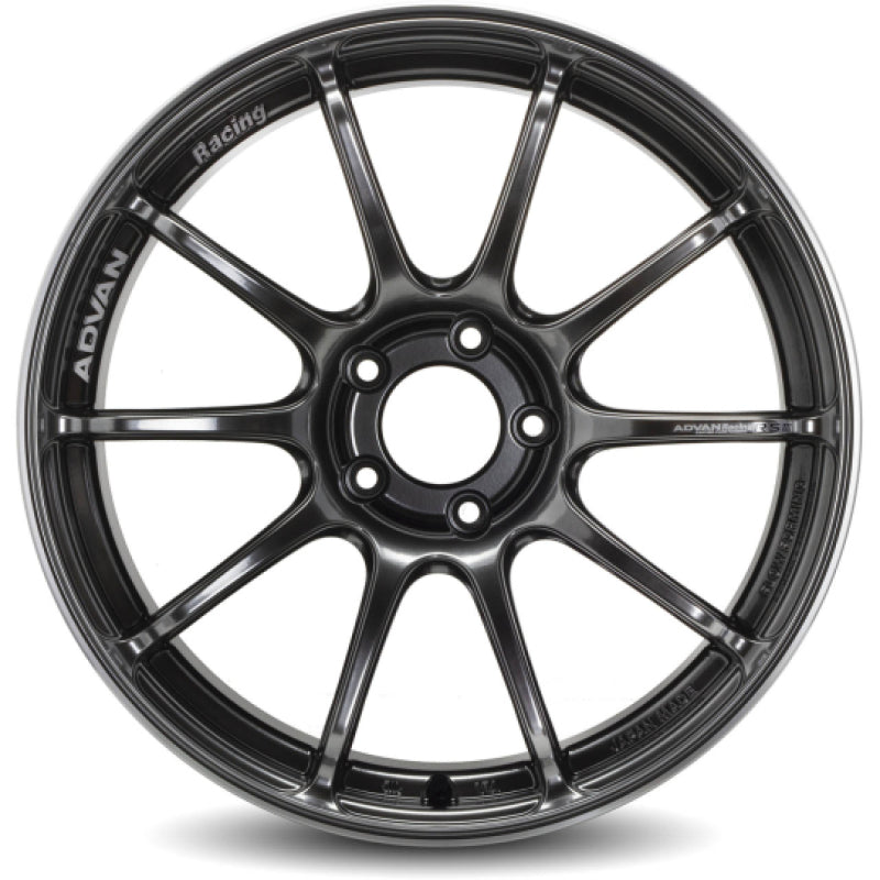 Advan RSIII 18x9.0 +35 5-114.3 Hyper Black & Ring Wheel YA38I35EHBR