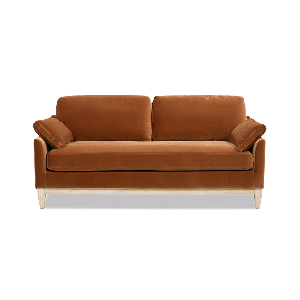 Pasadena 75.5" Modern Farmhouse Sofa in Burnt
