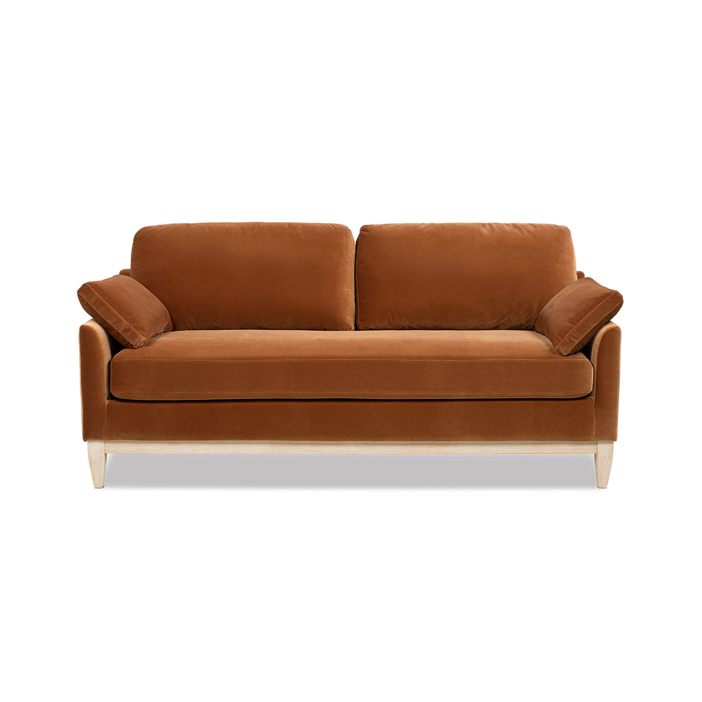 Pasadena 75.5" Modern Farmhouse Sofa in Burnt