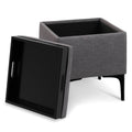 Natasha Storage Ottoman with Tray