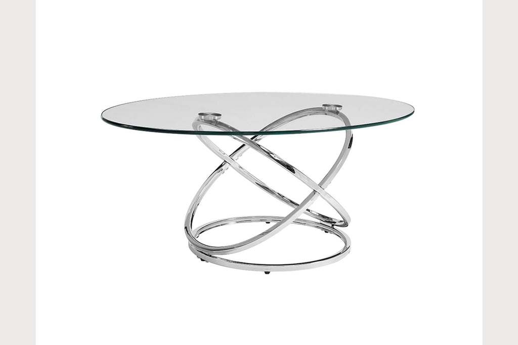 Modern Metal Cocktail Table Set