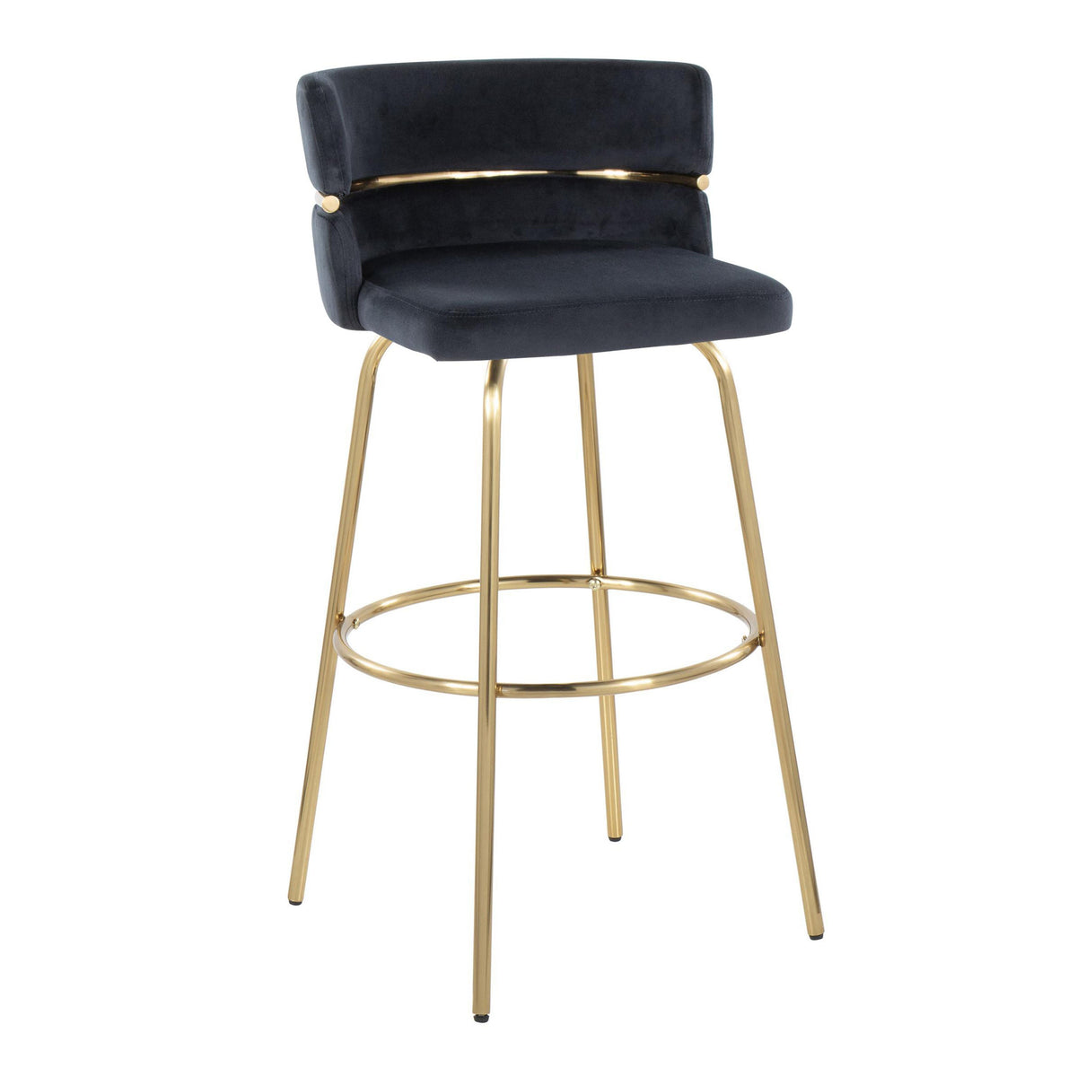 30" Fixed-Height Barstool with Swivel