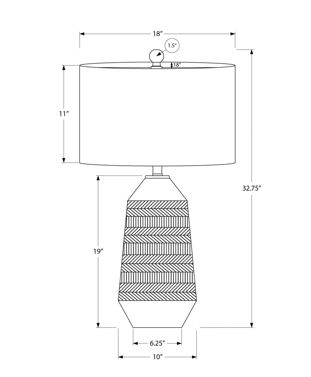 33"h Table Lamp