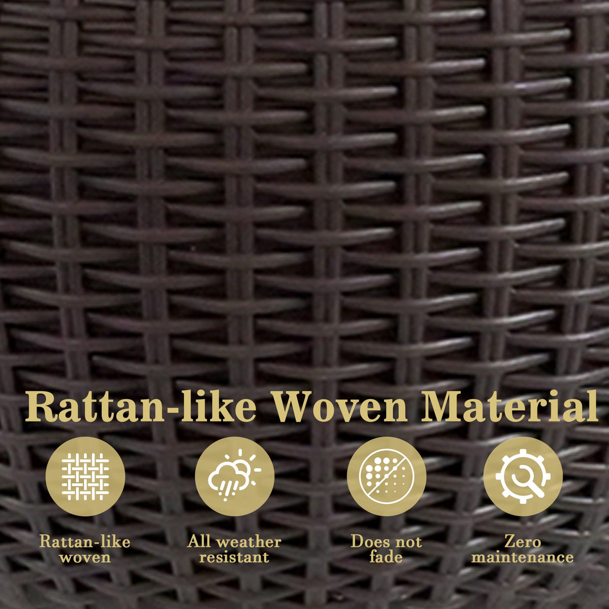 Self-Watering Hanging Rattan-Inspired Planter