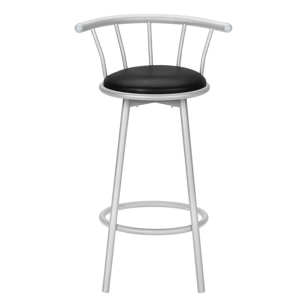 Barstool, Set Of 2, Swivel, Bar Height