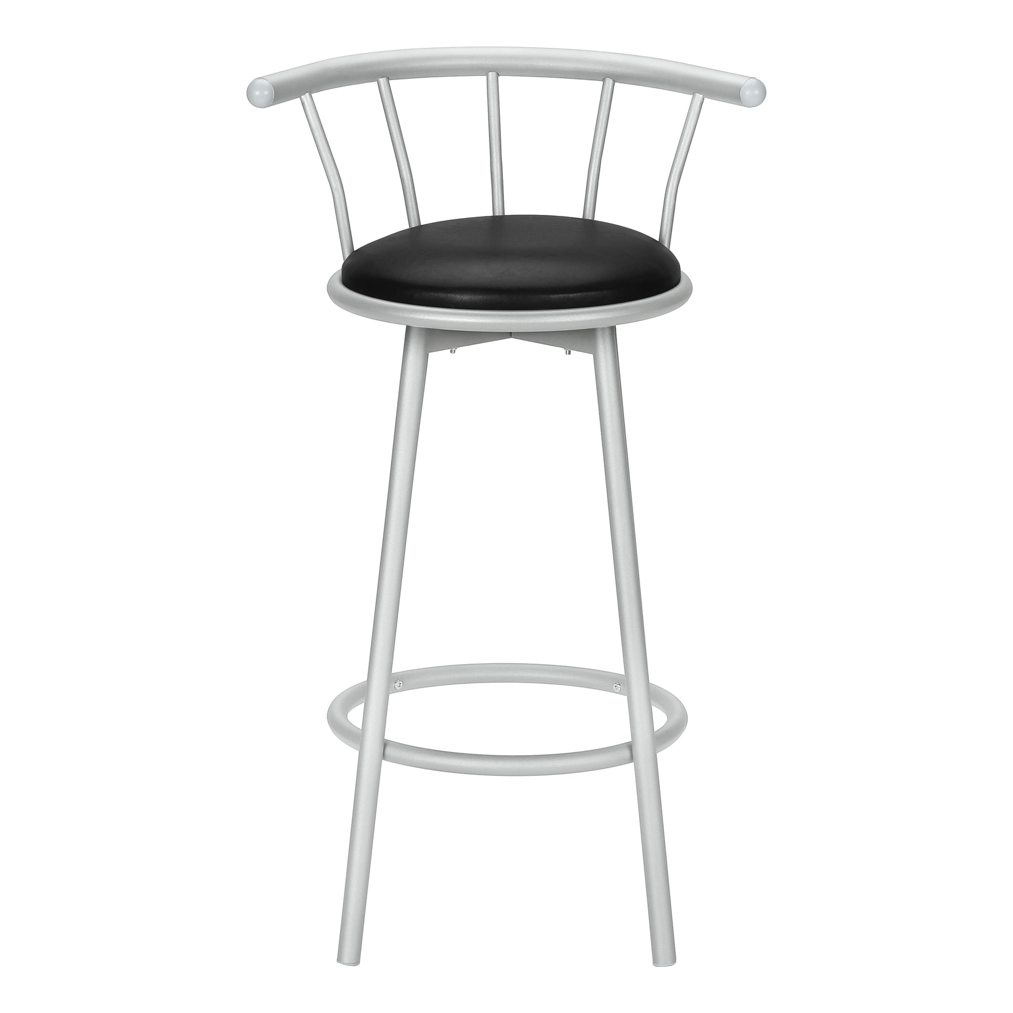 Barstool, Set Of 2, Swivel, Bar Height