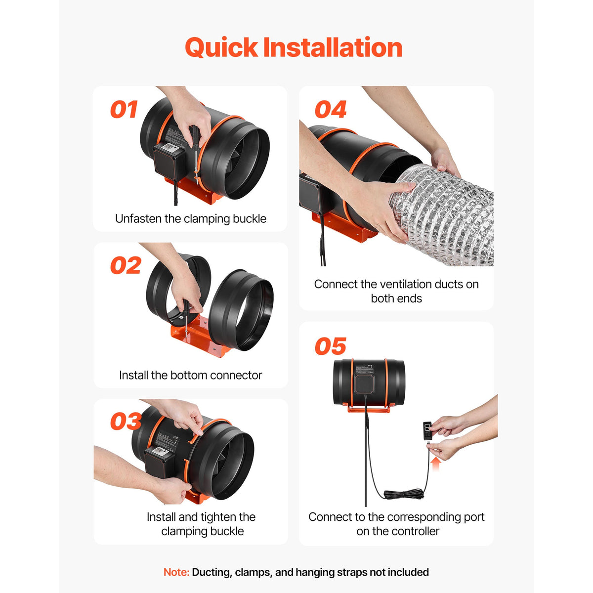 Inline Duct Fan with EC Motor – 807 CFM