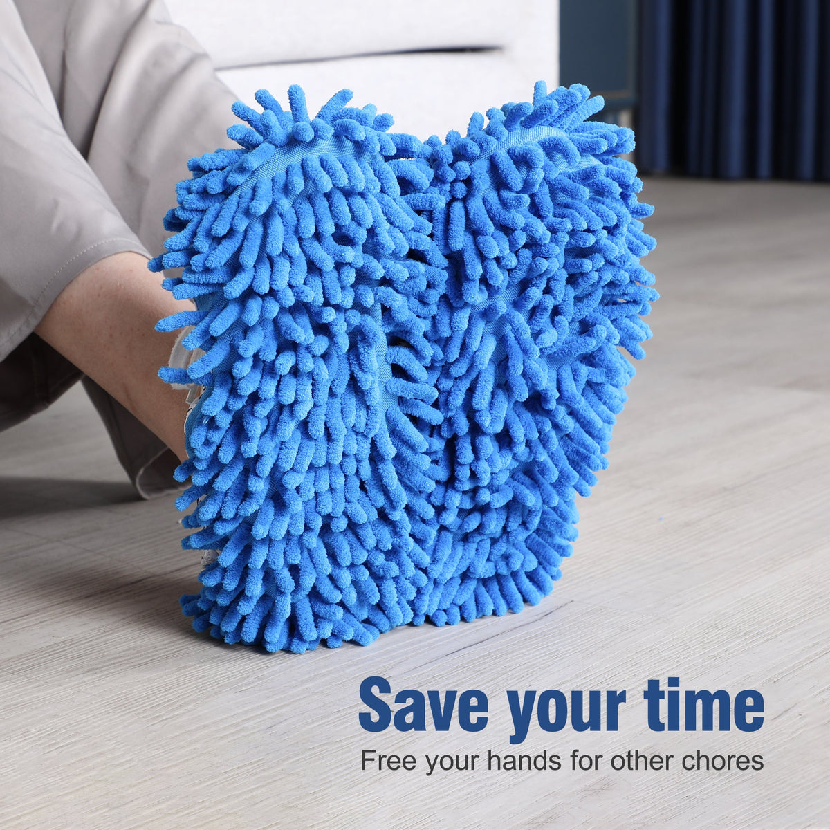 Microfiber Mop Slippers - Set of 3 for Effortless Cleaning