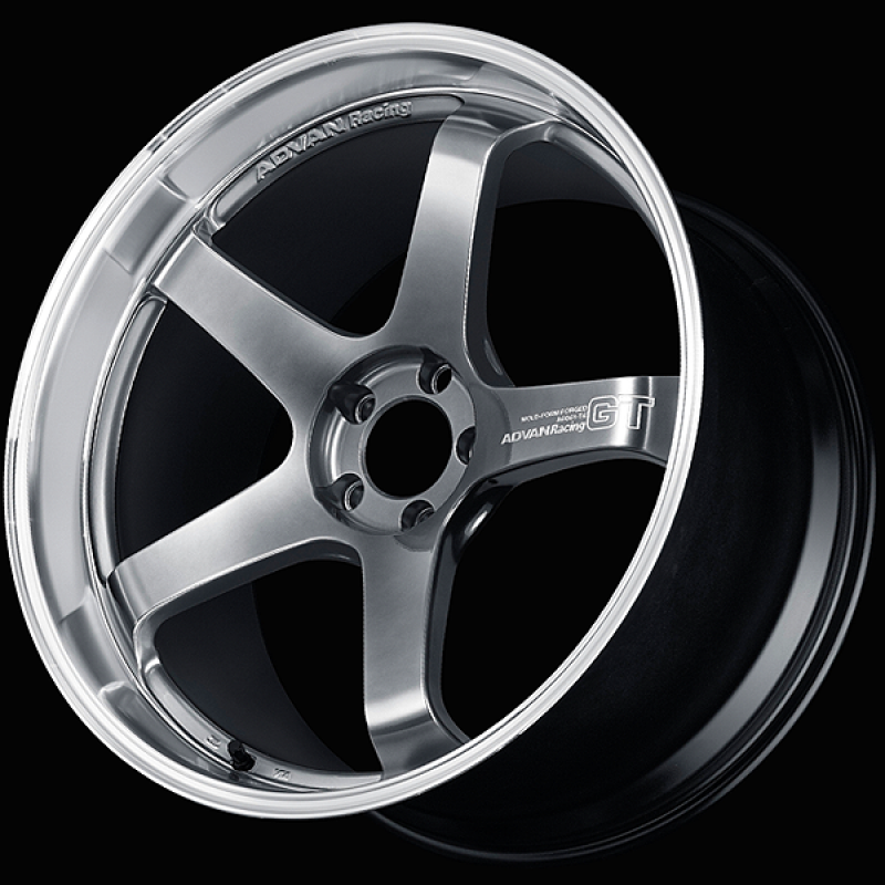 Advan GT Premium Version 21x10.0 / +17 ET / 5x120 / 72.5mm Bore / Machining and Hyper Platinum Black YAQ1K17WPBP
