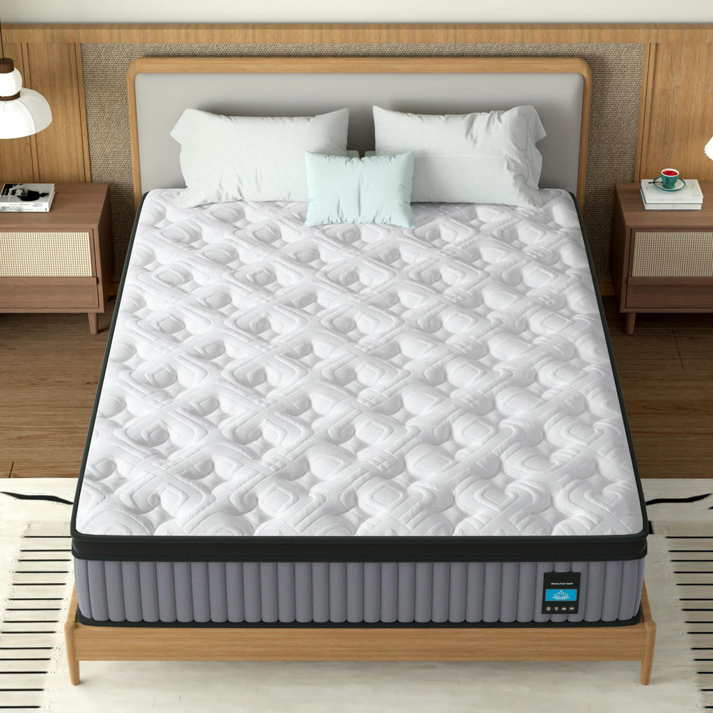 14 Inch Hybrid Mattress King – Memory Foam & Pocket Spring Bed