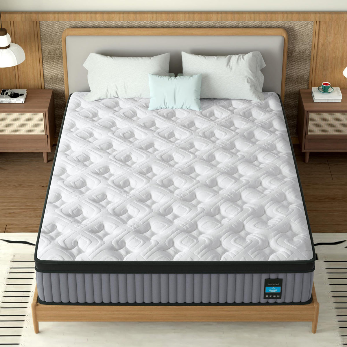 14 Inch Hybrid Mattress King – Memory Foam & Pocket Spring Bed