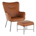 Izzy Lounge Chair and Ottoman Set