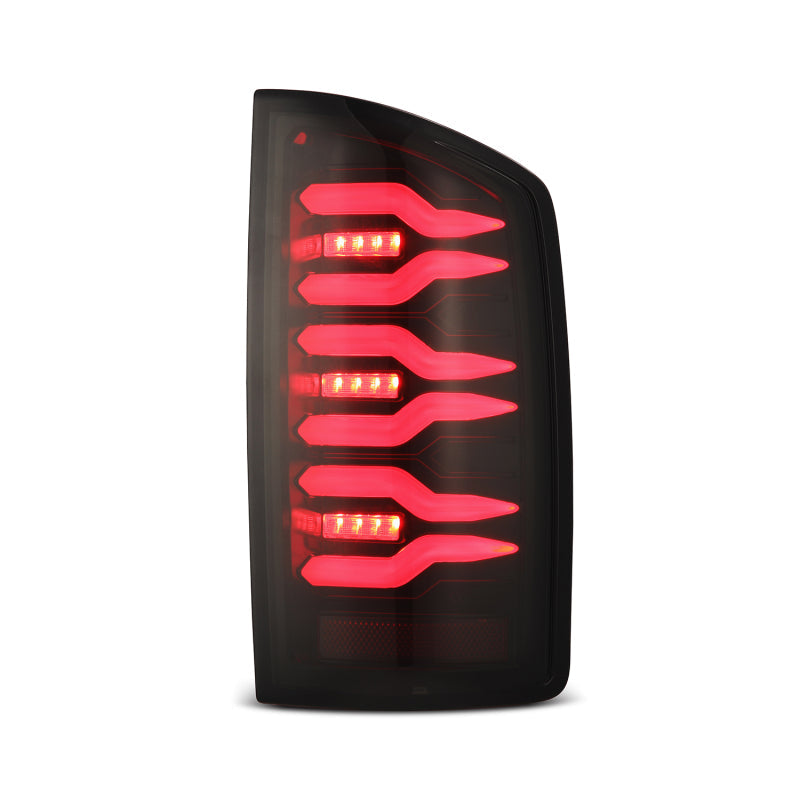 AlphaRex 02-06 Dodge Ram1500 + 03-06 Dodge Ram2500/3500 Luxx-Series LED Tail Lights (Pair) Black/Red 641030 *Discontinued
