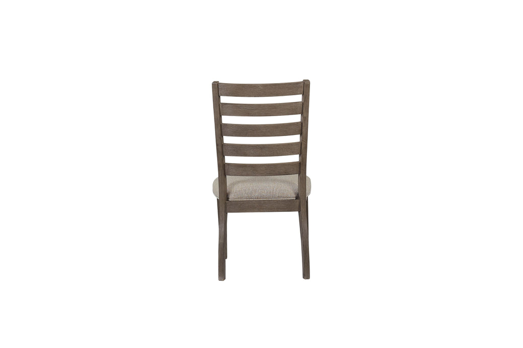 Casual Side Dining Chair with Ladder Back (Set of 2)