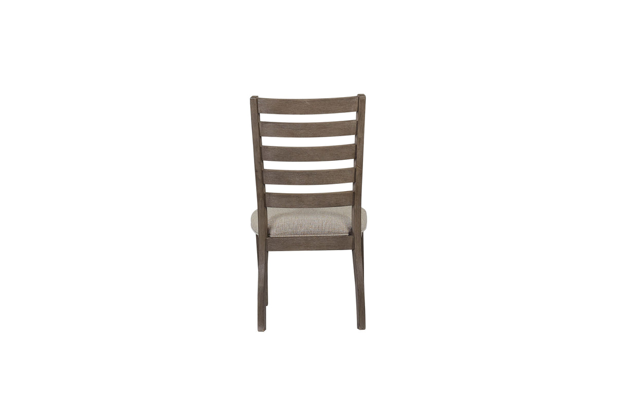 Casual Side Dining Chair with Ladder Back (Set of 2)