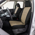 Covercraft 23-25 Ford F250-F550 Endura PrecisionFit Custom Front Row Seat Covers - Tan/Black GTF4432ABENTB