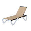 Adjustable Chaise Lounge Aluminum Outdoor Patio Lounge Chair