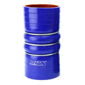 HPS Performance Products HPS 3" ID, 6" Length, Silicone Charge Air Cooler CAC Hose Double Hump Coupler Bellow Cold Side, High Temp 4-ply Reinforced, 76mm ID