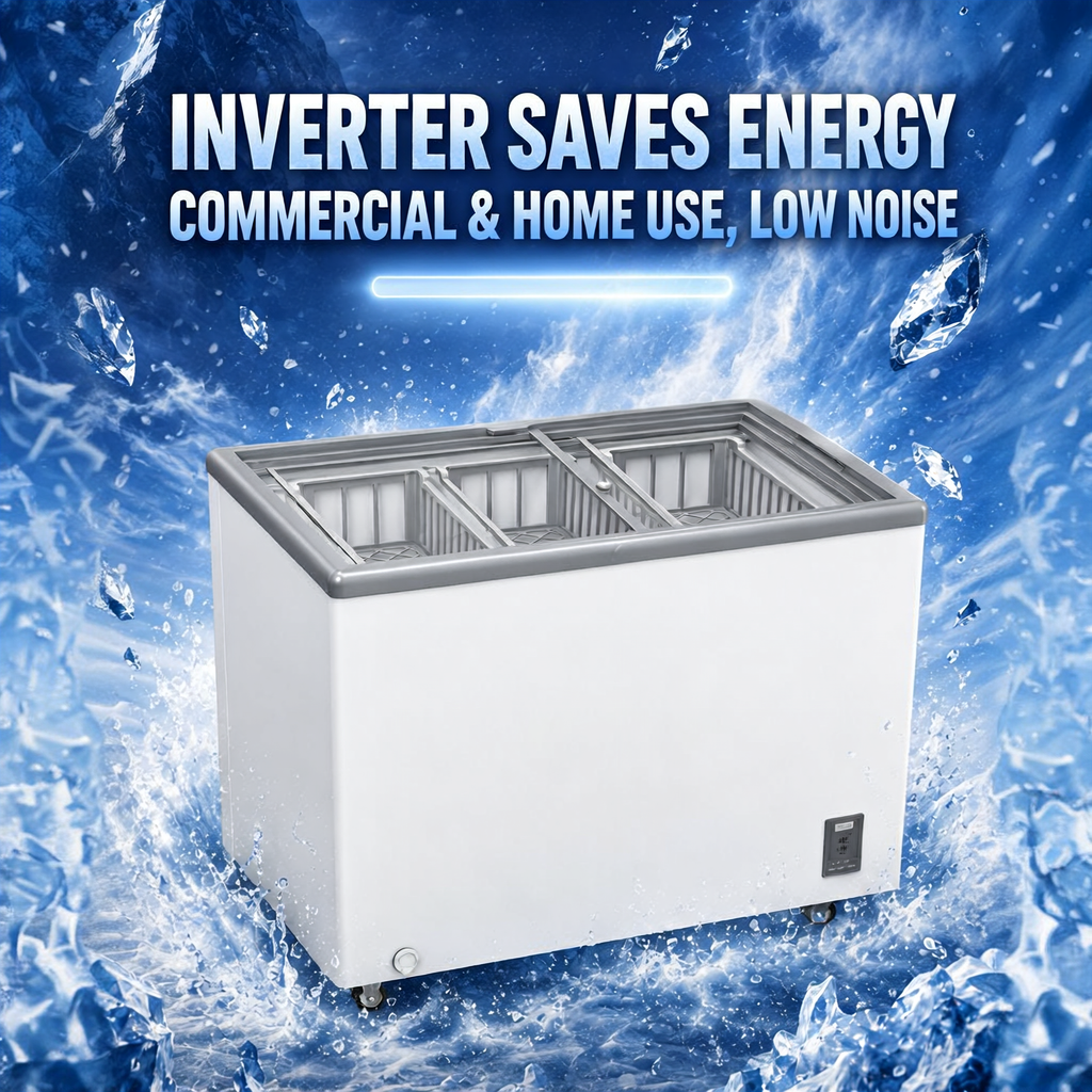 7.0 Cu.Ft Commercial Display Chest Freezer