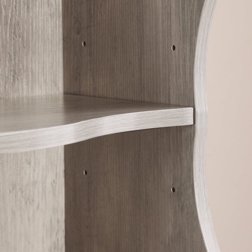8-Layer Adjustable Shelf Ultra-Thin Bookshelf