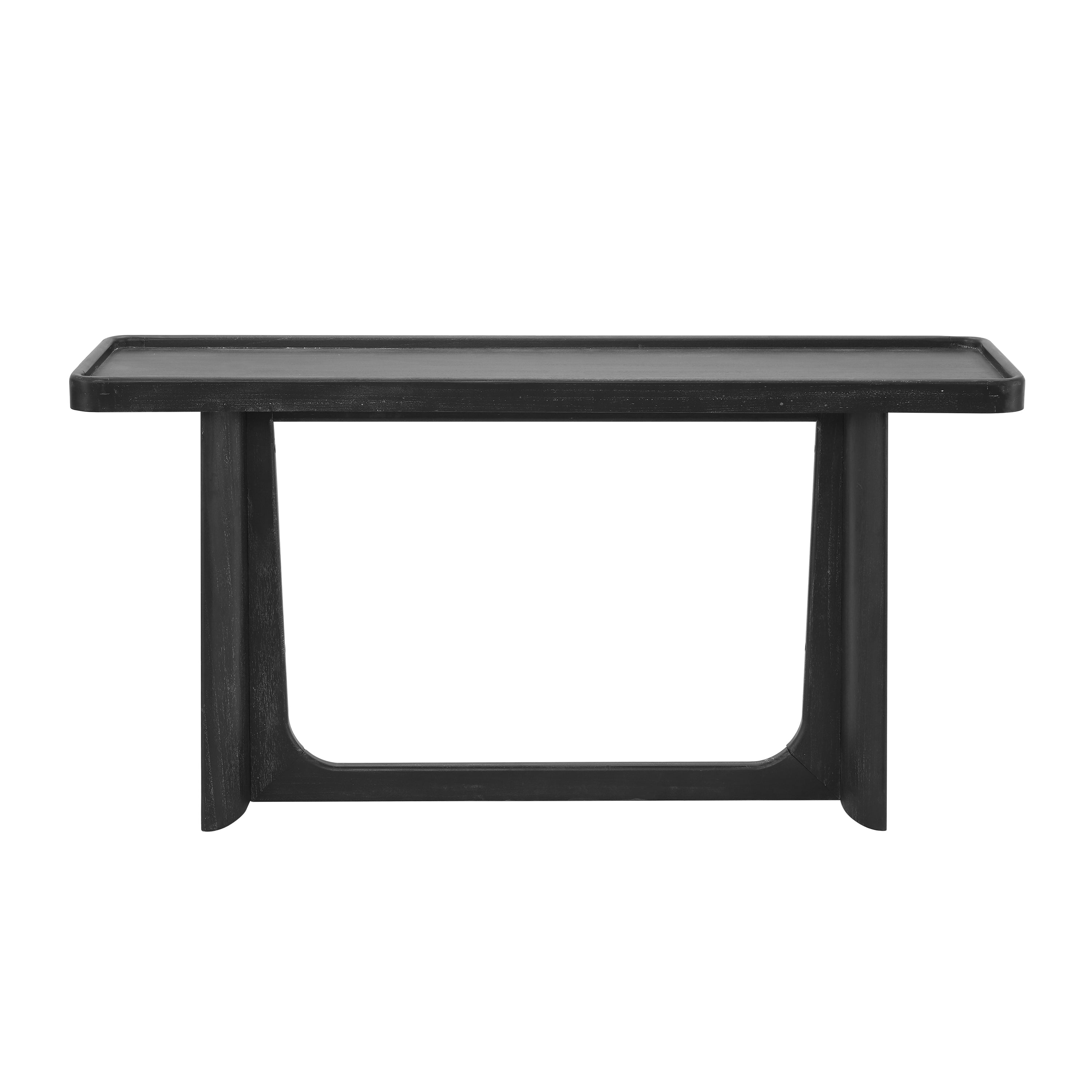 Farmhouse Console Table with Tray Top Design