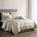 Milan 10 PC W Coverlet King Comforter Set