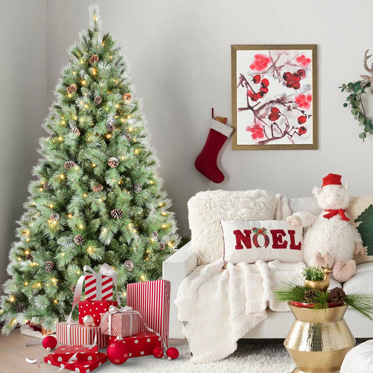 4FT Christmas Tree with 150 Warm Lights