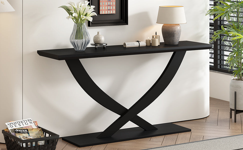 Mirod 57'' Modern Rustic Console Table