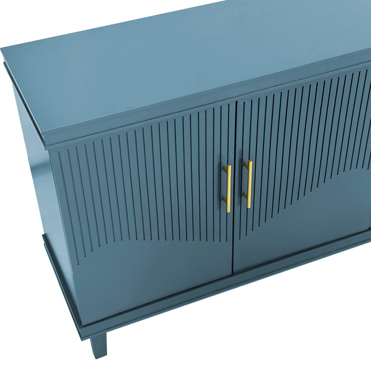 70.07" Large Size 4 Door Cabinet in Blue