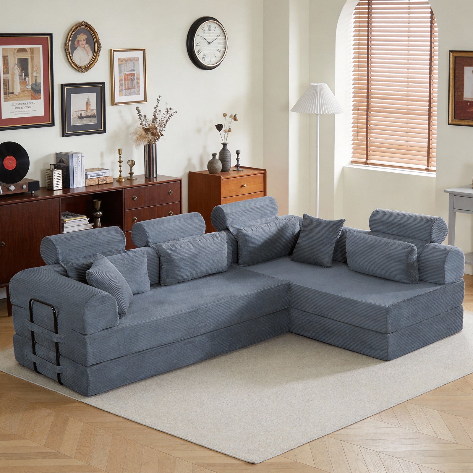 L Shape Modular Sectional Sofa - Compressed Sectional Sofa