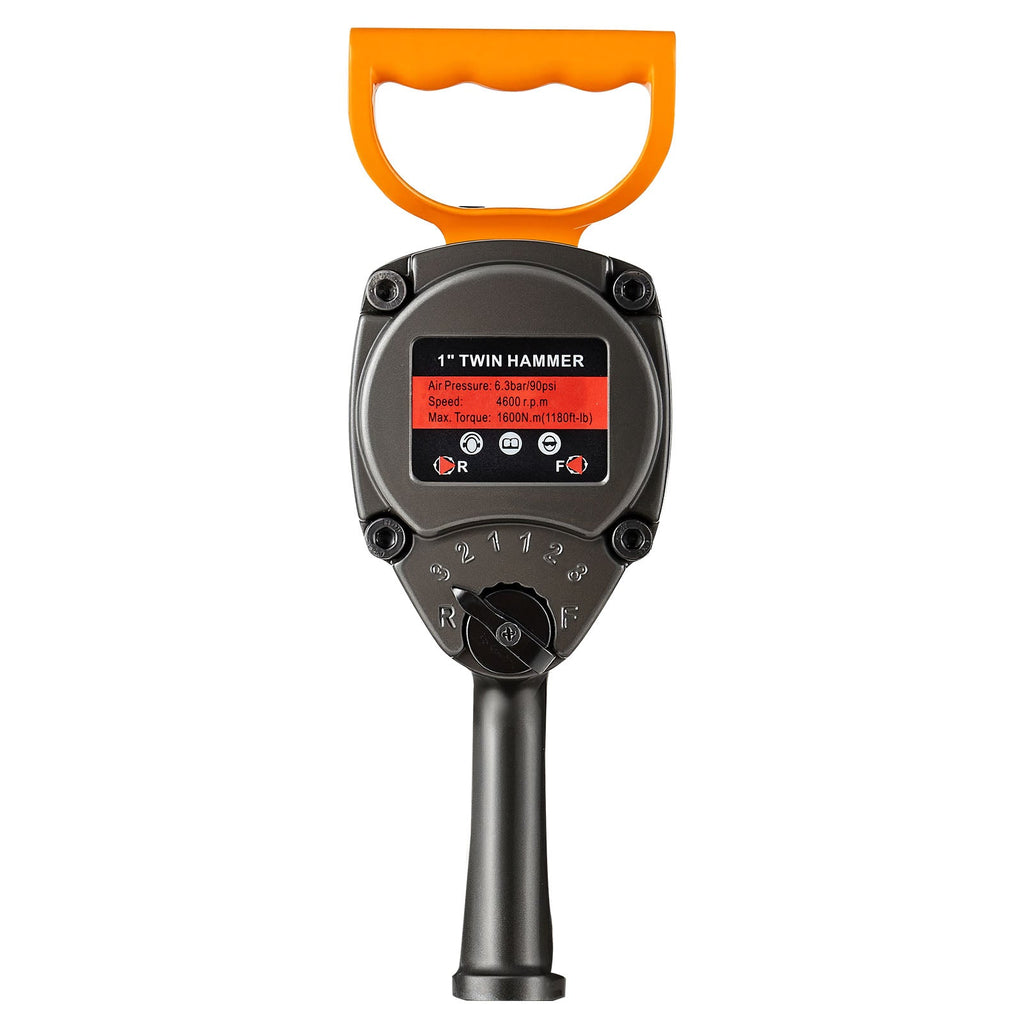 1 Inch Air Impact Wrench, Up to 1200 ft-lbs Nut-Busting Torque