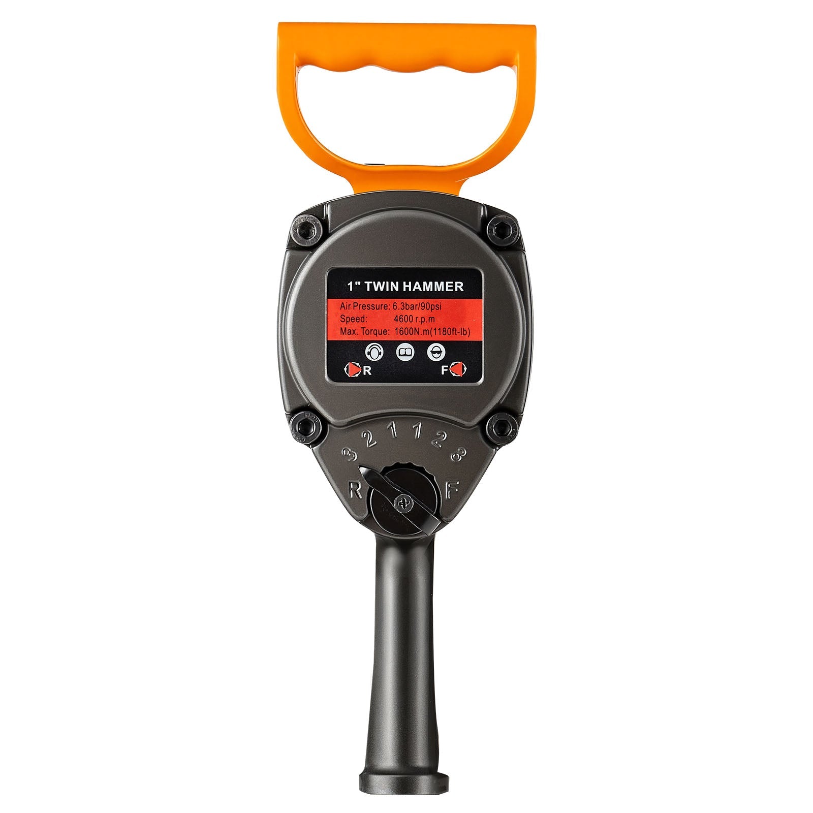 1 Inch Air Impact Wrench, Up to 1200 ft-lbs Nut-Busting Torque