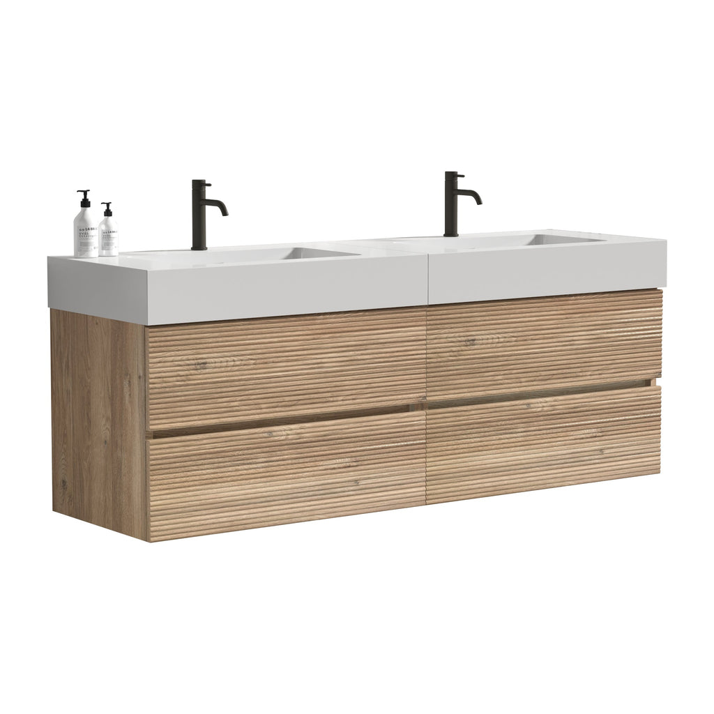 Grace 60'' Bathroom Vanity with Double Drawers