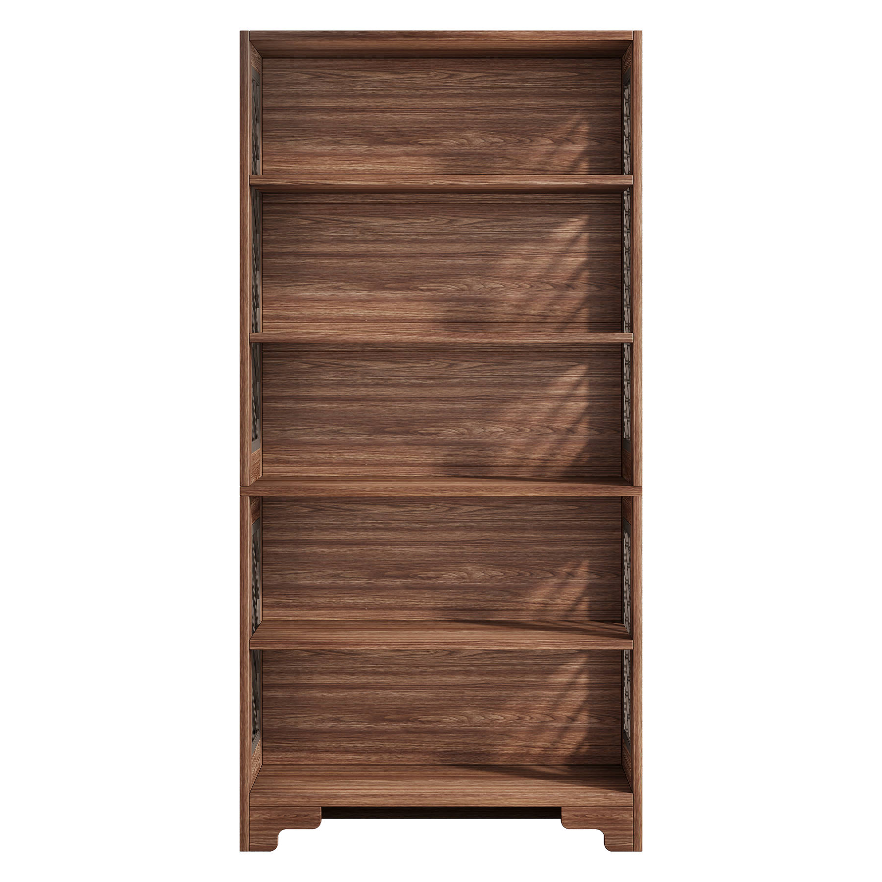 70.8" 6-Tier Vintage Bookcase