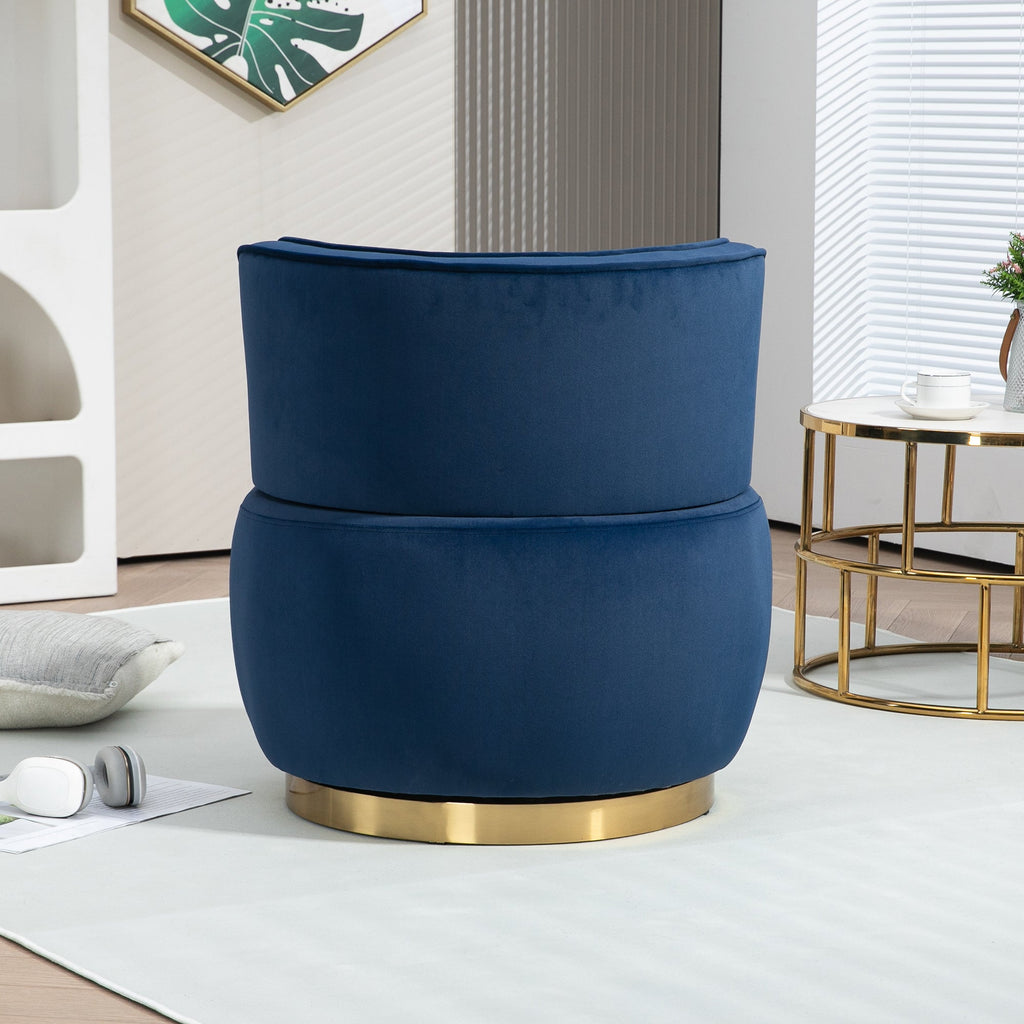 360 Degree Swivel Cuddle Barrel Accent Sofa Chairs