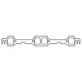 Cometic Gasket Cometic GM LT1/LT4 Gen2 Small Block V8 .043in Copper Exhaust Mani Gskt Set-1.600in x 1.500in D-Ports C15347C