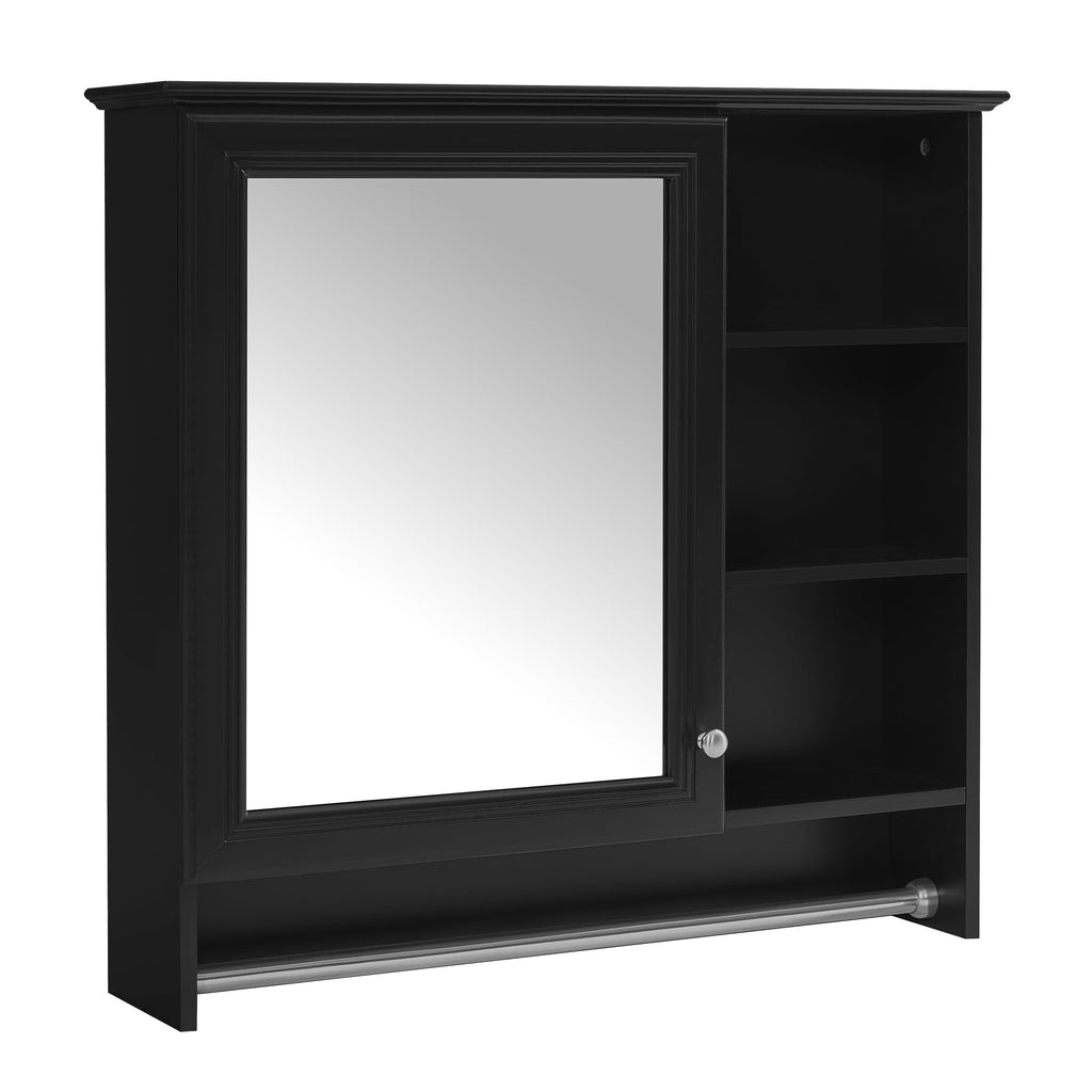 30 Inch Wall-Mount 2-in-1 Mirror Cabinet