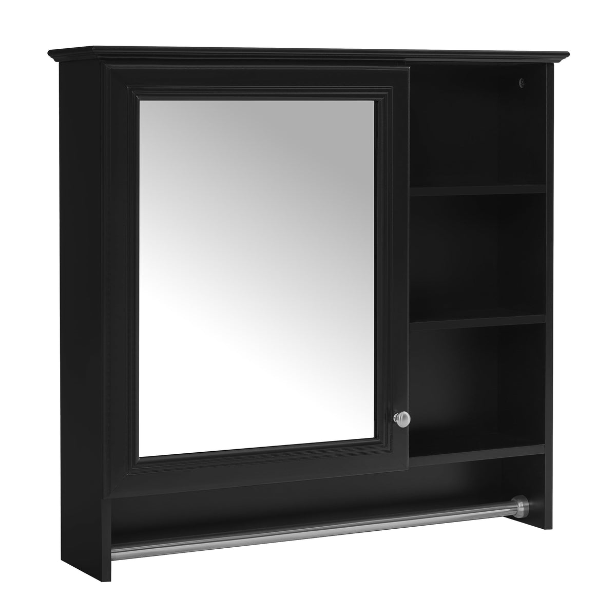 30 Inch Wall-Mount 2-in-1 Mirror Cabinet