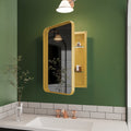 16x24 Inch Recessed Metal Framed Medicine Cabinet