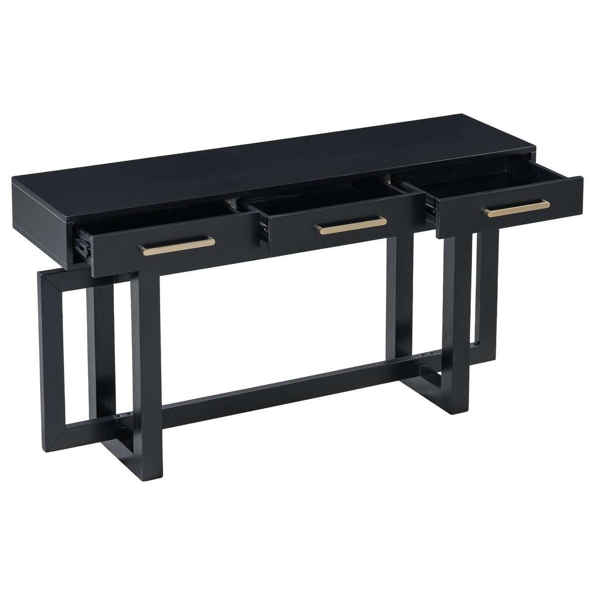 U_STYLE Elegant Console Table with Three Drawers