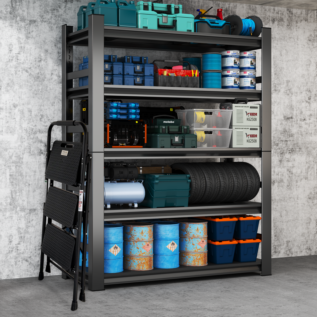 3 Step Ladder with Wide Anti-Slip Pedal